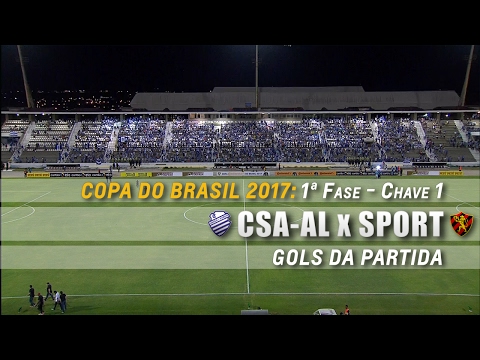 Gols de CSA 1 x 4 Sport pela Copa do Brasil 2017
