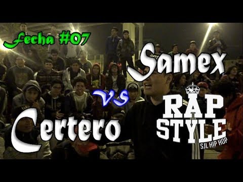 SAMEX vs CERTERO -4tos- 1ra Liga Rapstyle (Fecha 07) 2017