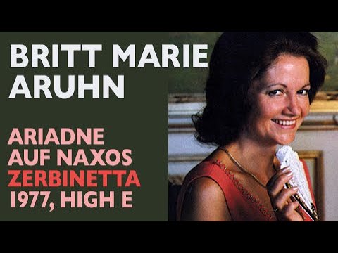 Britt-Marie Aruhn - Strauss: ARIADNE AUF NAXOS, Zerbinetta's aria, Swedish radio 1977 High E6