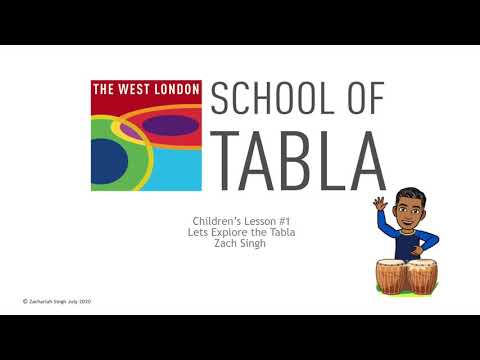 An Introduction to Tabla Parts for Children