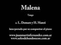 Malena (por su autor: Lucio Demare Solo de Piano ...
