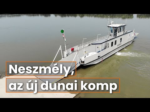 Neszmély: az új dunai komp