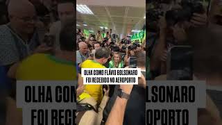 MULTIDÃO DE PATRIOTAS, RECEBE FLÁVIO! #noticia #politica #bolsonaro
