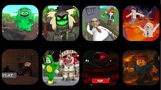 TRASH MONSTER OBBY, EPIC LOST TEMPLE ESCAPE! (OBBY)