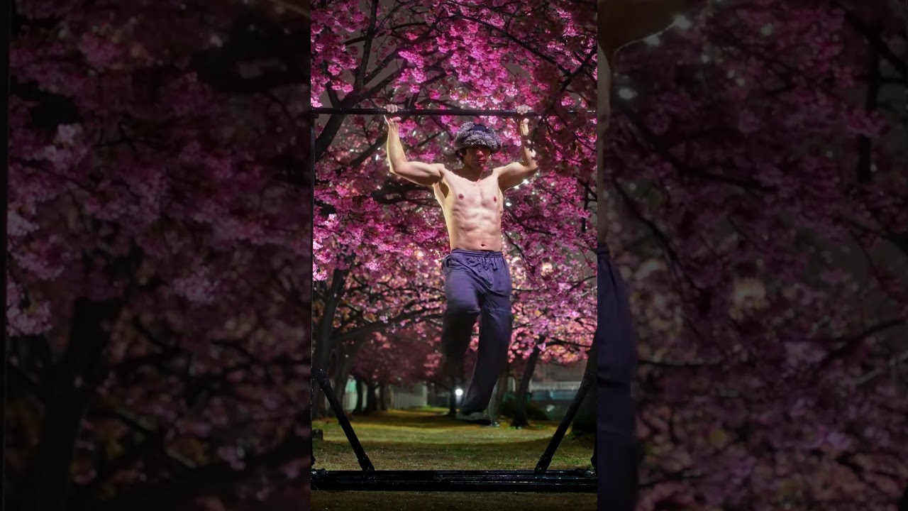 日本の桜は多様🌸🌸花の形や色、開花時期が違っていて細かく分けると600種類以上。ちなみにこの桜は何かわかりますか？💬#airfootworks #airdance #エアフットワークス