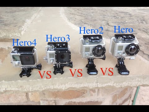 GoPro Hero4 vs Hero3 vs Hero2 vs Hero Slow Motion Testing