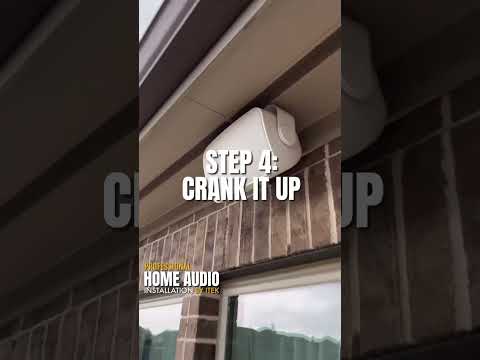 Sonos amp with sonance speakers installation by ITEK