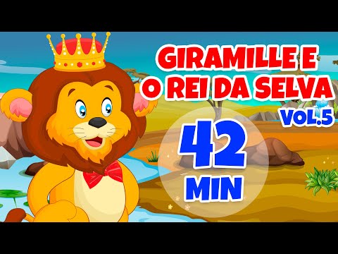 Giramille e o Rei da Selva Vol. 5 - Giramille 42 min | Desenho Animado Musical