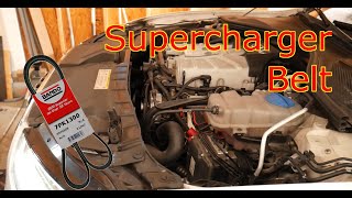 Squeaking supercharger belt replacement on 2014 Audi A6 C7 - DIY