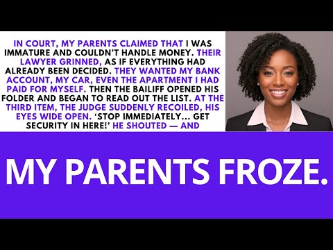MY PARENTS DEMANDED ALL MY POSSESSIONS IN COURT — UNTIL THE BAILIFF READ OUT THE LIST...