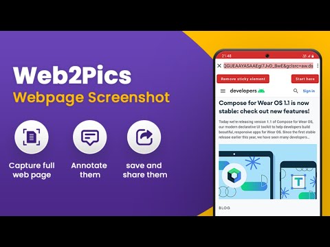 Web2Pics - Webpage Screenshot Video