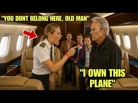 Clint Eastwood Denied First Class Seat - 12 Mins Later He Grounds The Plane And Fires The Pilot
