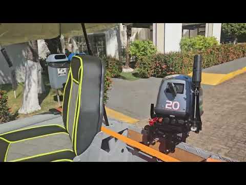 Barco Sport Fisher 550 de Morrinhos - GO e Motor Hidea 20hp 2T