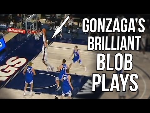 12 Brilliant Gonzaga In Bounds Basketball Plays  l  Baseline Out of Bounds (BLOB) Plays