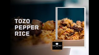 TOZO PEPPER RICE | NIGERIAN RICE DISH | THE KITCHEN MUSE