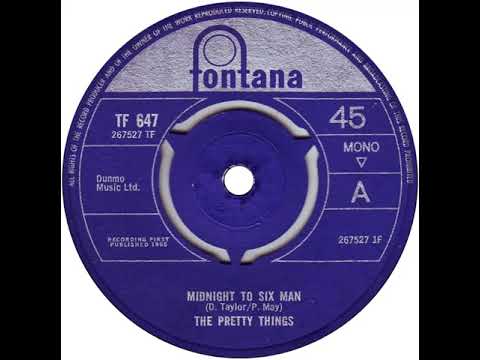 UK New Entry 1966 (5) The Pretty Things - Midnight To Six Man