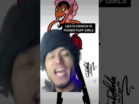 TRANS 🏳️‍⚧️ DEMON IN POWERPUFF GIRLS #fyp #cartoon #gay