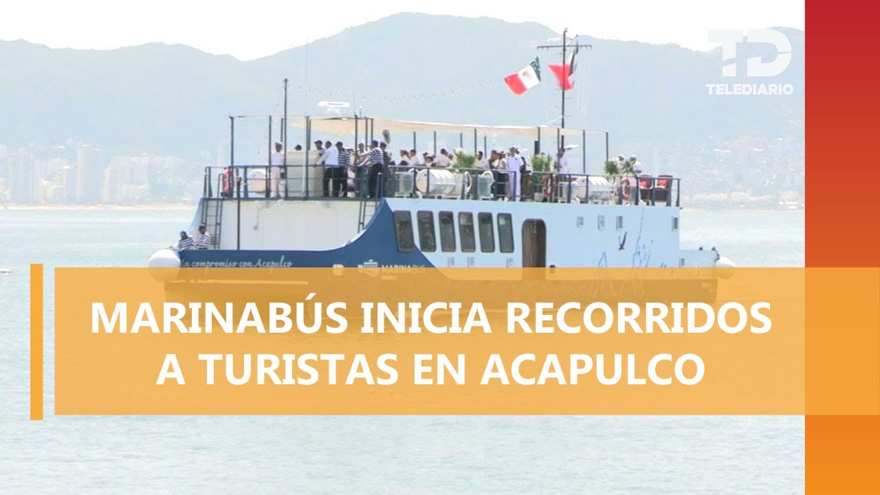 Marina anuncia el Marina Bus, transporte de pasajeros en el puerto de Acapulco