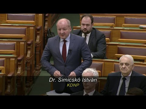 20220310 0855 Parlament Simicskó István napirend előtti felszólalás