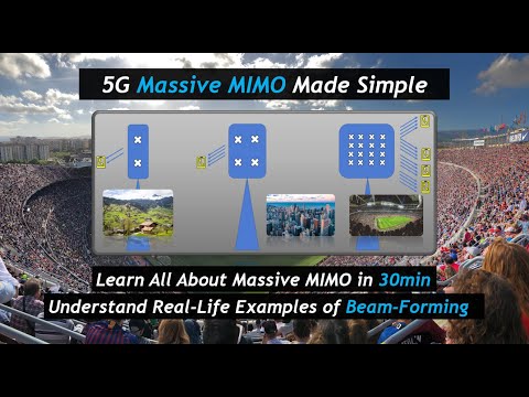 5G Massive MIMO Made Simple : Learn All About Massive MIMO & Beam-Forming In 30 minutes!