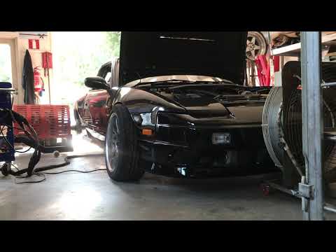 180sx SR20VET on a hub dyno