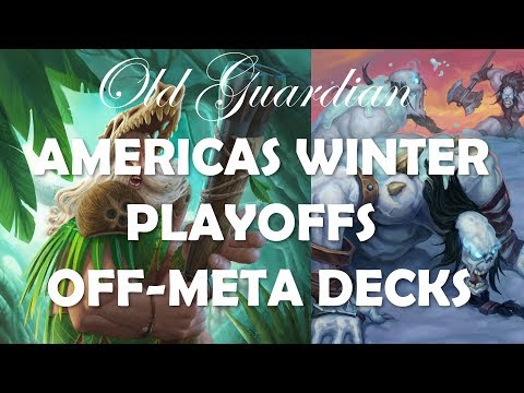 Hearthstone Americas Winter Playoffs off-meta decks (Rastakhan tournament)