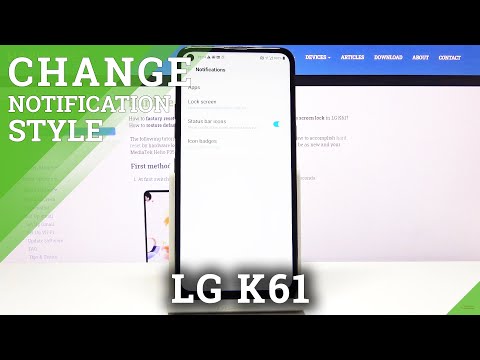 How to Manage Notifications in LG K61 - Personalize Notification Alerts