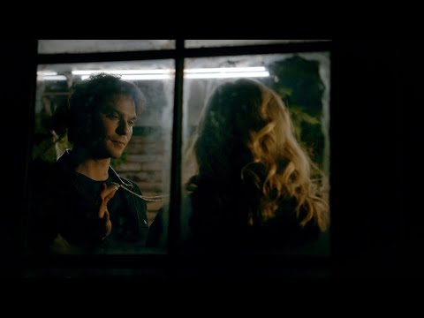 TVD 8x15 - Damon lends Elena's necklace to Caroline. "She will be with you tomorrow" | HD