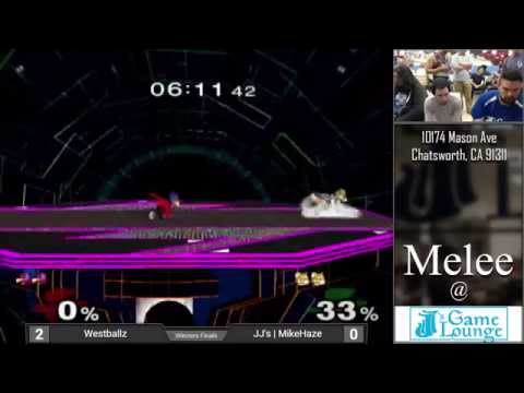 Melee at JJ's 15 - Westballz (Falco) Vs. JJ's | MikeHaze (Fox) - Winners Finals - Singles
