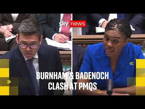 Badenoch asks PM if he ever gets tired of 'putting his foot in his mouth'