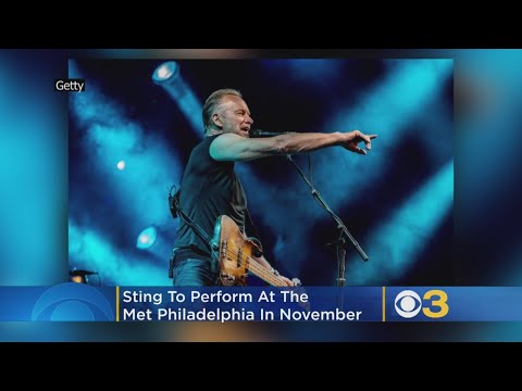 Sting To Perform At The Met Philadelphia In November