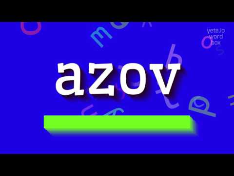 How to say "azov"! (High Quality Voices)