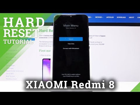 HARD RESET XIAOMI Redmi 8 – Wipe Data / Bypass Screen Lock