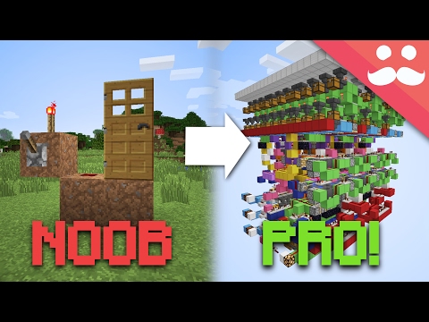 How to go From NOOB to PRO at Minecraft Redstone!