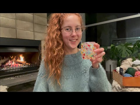 Fireside Yarns 🔥 A Knitted Corset, Woolfest Acquisitions, & Many WIPS: purl.jade Knitting Podcast #2