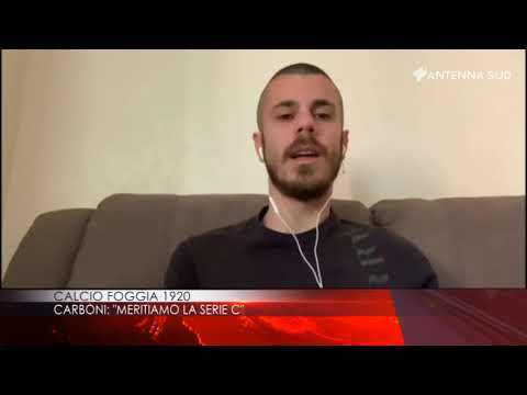 27 aprile 2020 - Calcio Foggia 1920, Carboni: "Meritiamo la serie C"