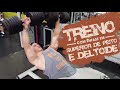 Treino de peitoral ênfase em superior e deltoide