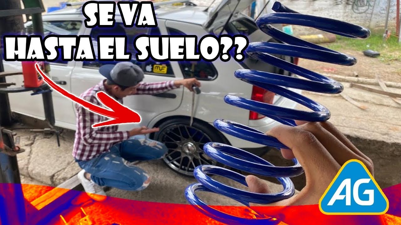 Probando los Resortes AG KIT ||Que tanto baja Recomendados Cómodos