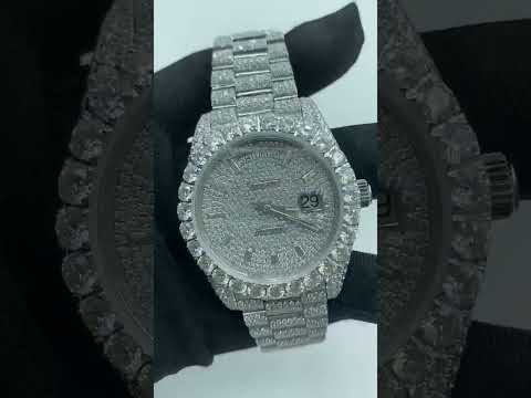 Real natural diamonds studded watches gents & ladies cartier...