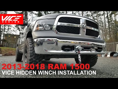 VICE 2013-2018 RAM 1500 Hidden Winch Kit Installation