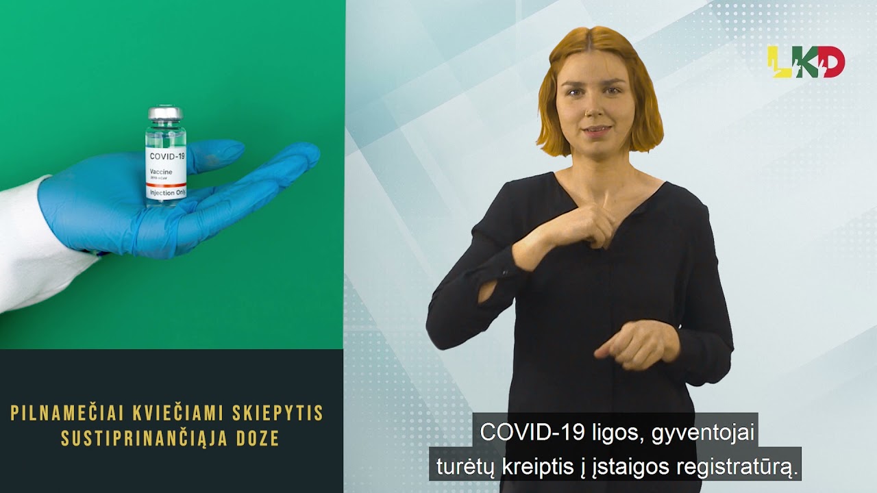 Visi pilnamečiai gyventojai kviečiami skiepytis sustiprinančiąja doze