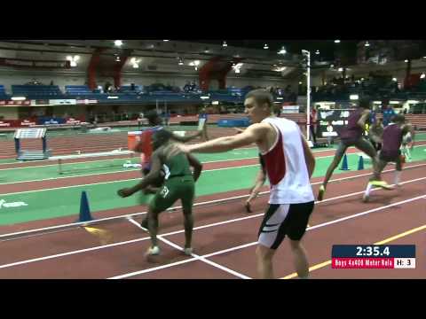 Boys 4x400m Relay EE Section 3 - New Balance Nationals Indoor 2014