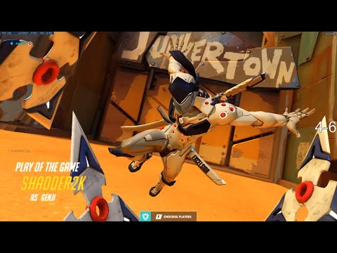 Overwatch Genji God Shadder2k The Most Dominant Genji Gameplay Ever -POTG-