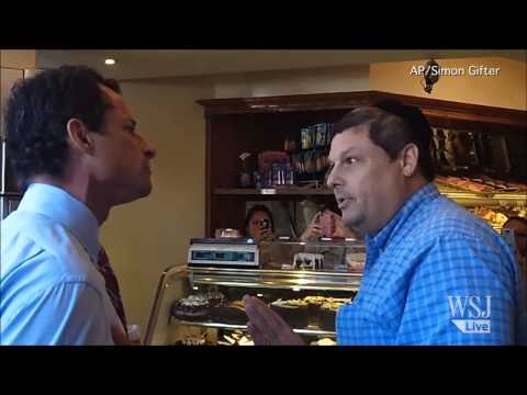 Anthony Weiner Gets in Shouting Match With Heckler