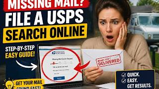 How to file a USPS missing mail search online