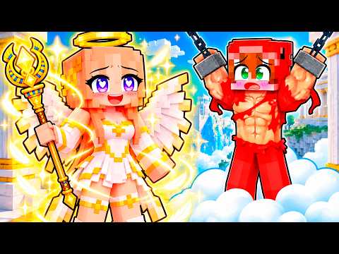 Una CHICA ÁNGEL me SECUESTRÓ en Minecraft!