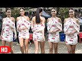 Uff Soo Alluring Kriti Sanon Looks H0T In White Thighs Short Outfit At Jhalak Dikhhla Jaa Shoot