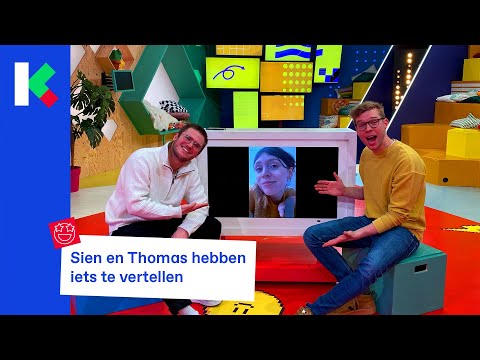 Ketnetwrappers Sien en Thomas hebben groot nieuws