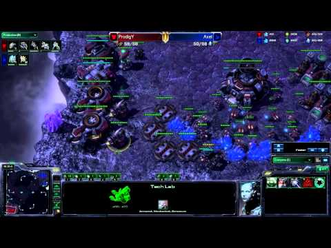 Starcraft 2 1vs1 - Axel (P) vs ProdigY (T) - Self Replay Analysis - Defending the 1-1-1