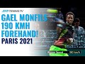 Gael Monfils 190 KMH Forehand Winner! ? | Paris Masters 2021